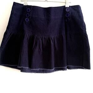 Y2K Vintage DELIA'S | Deep Blue/Purple Corduroy Low Rise Skirt Kilt | Size 13